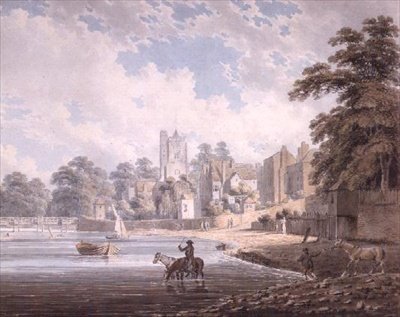 Themsen vid Putney av Edward Dayes