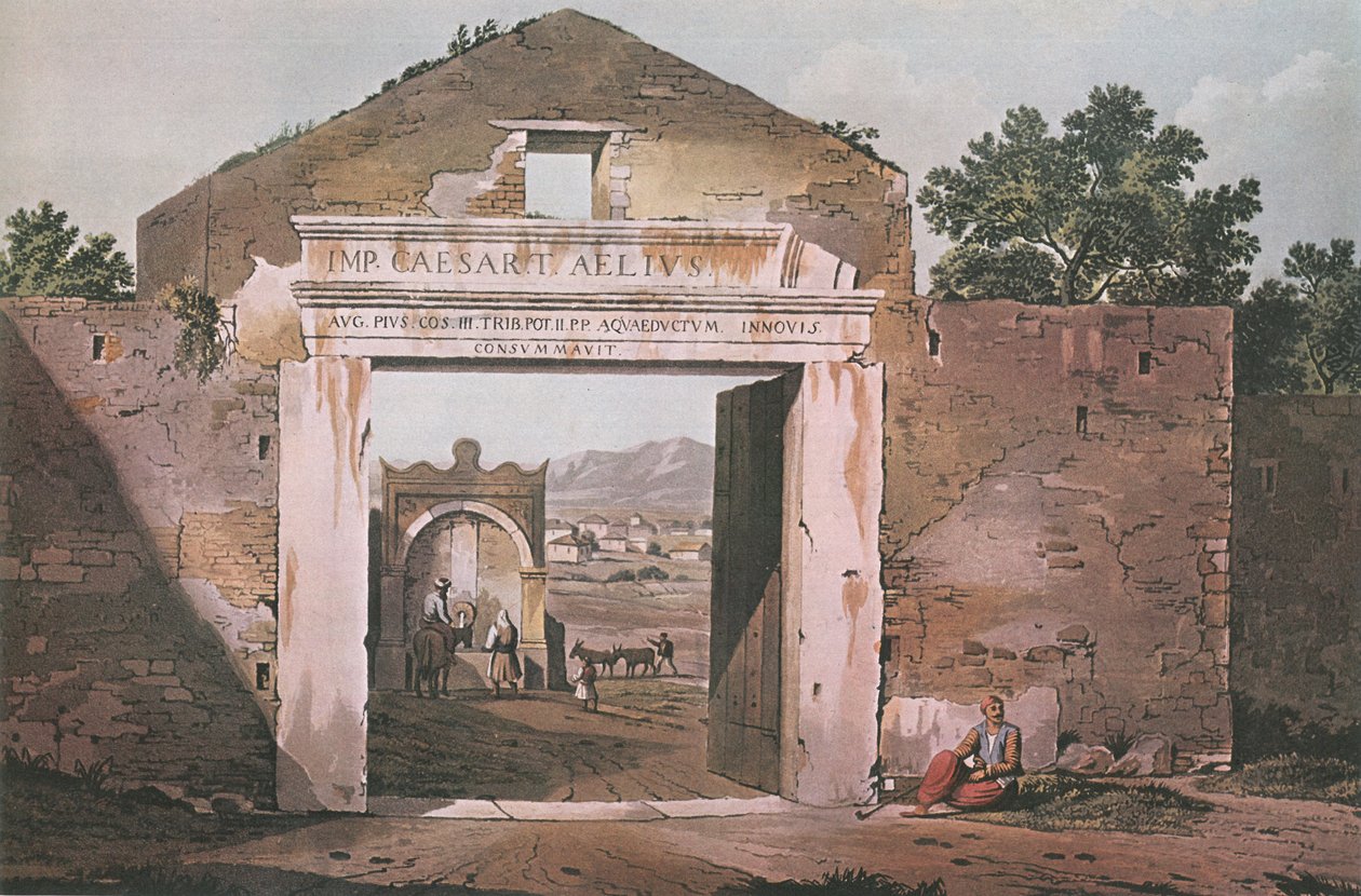 Inträde till Aten av Edward Dodwell