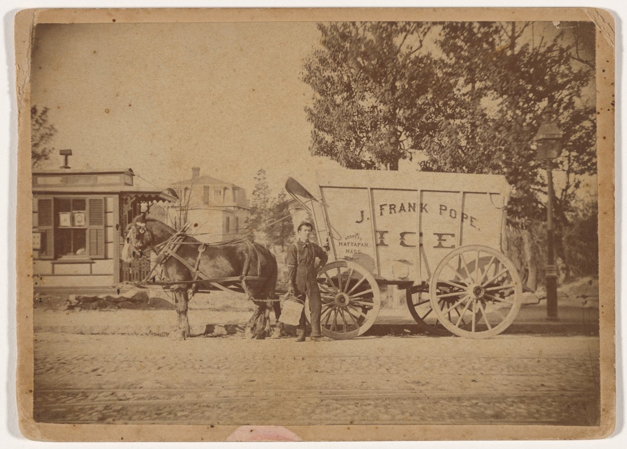 J. Frank Pope Isvagn,ca. 1885 (foto) av Edward Edwards