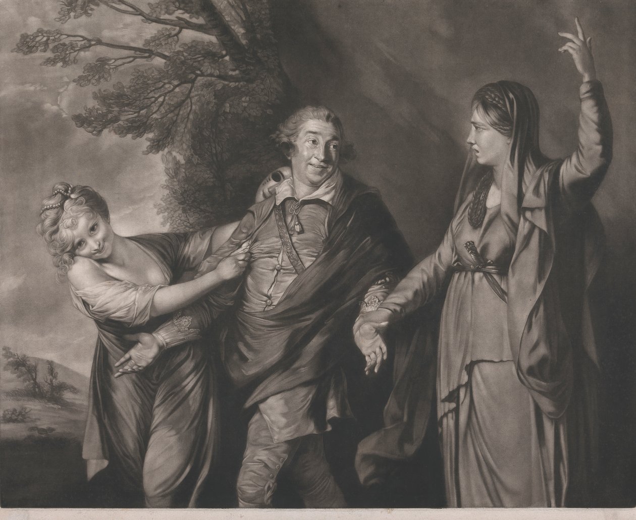 Garrick mellan tragedi och komedi av Edward Fisher