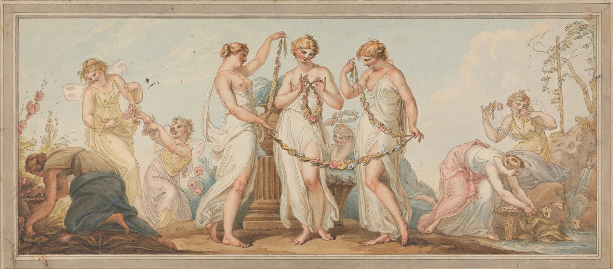 Allegori för våren av Edward Francis Burney