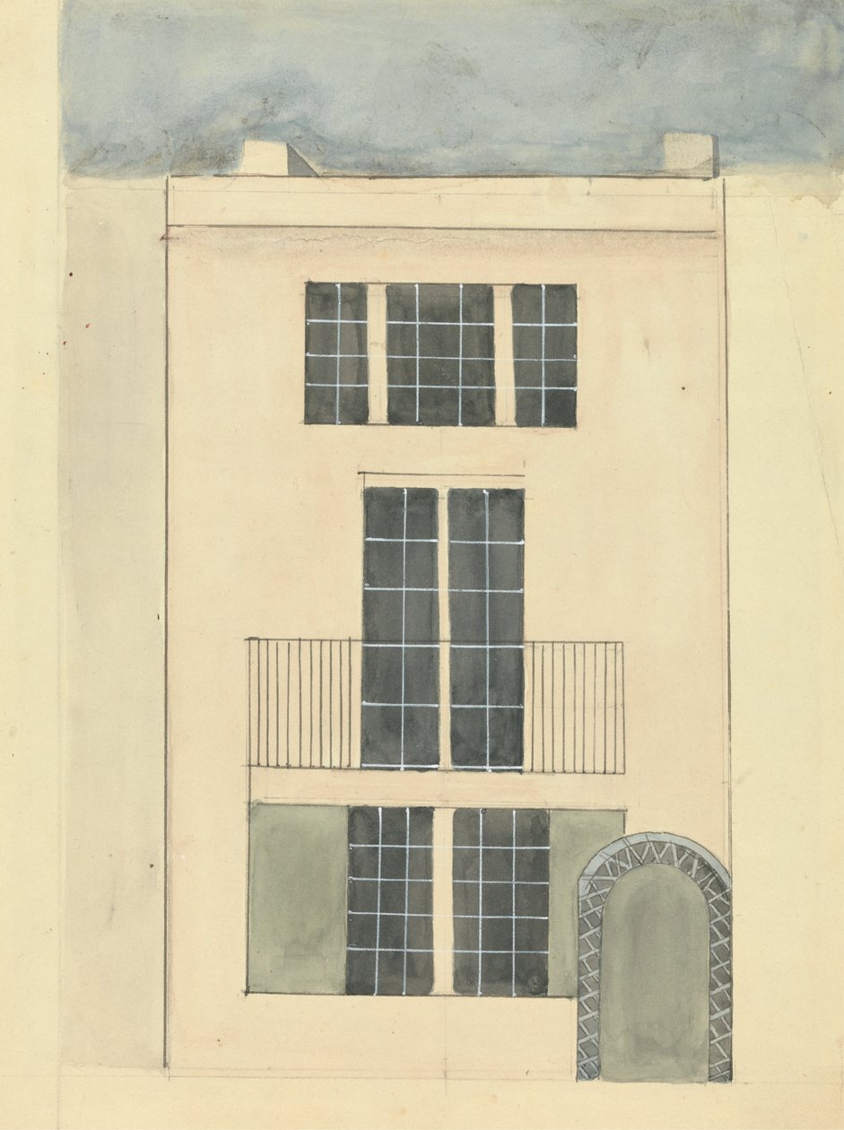 Förhöjning av ett hus av Edward Francis Burney