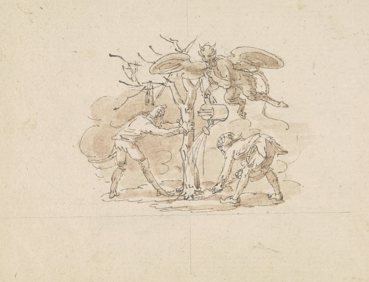 Dårar som planterar ett träd av Edward Francis Burney