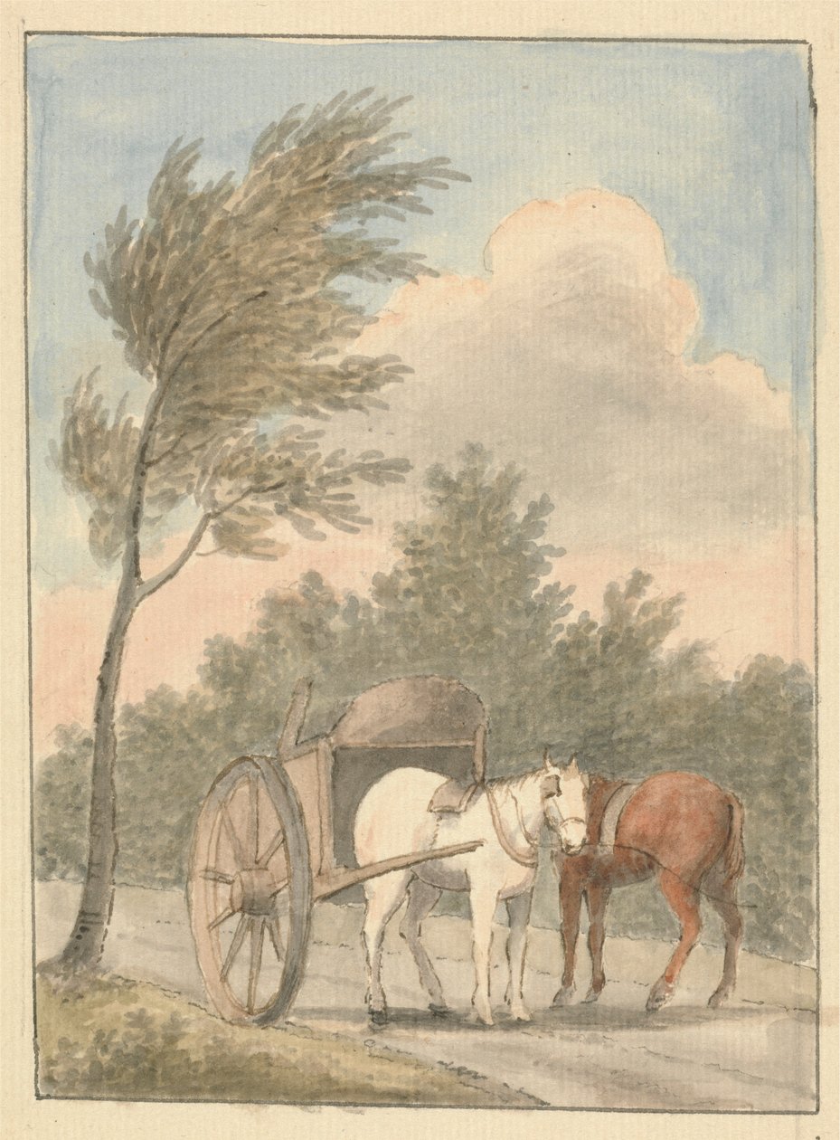 Hästvagn av Edward Francis Burney