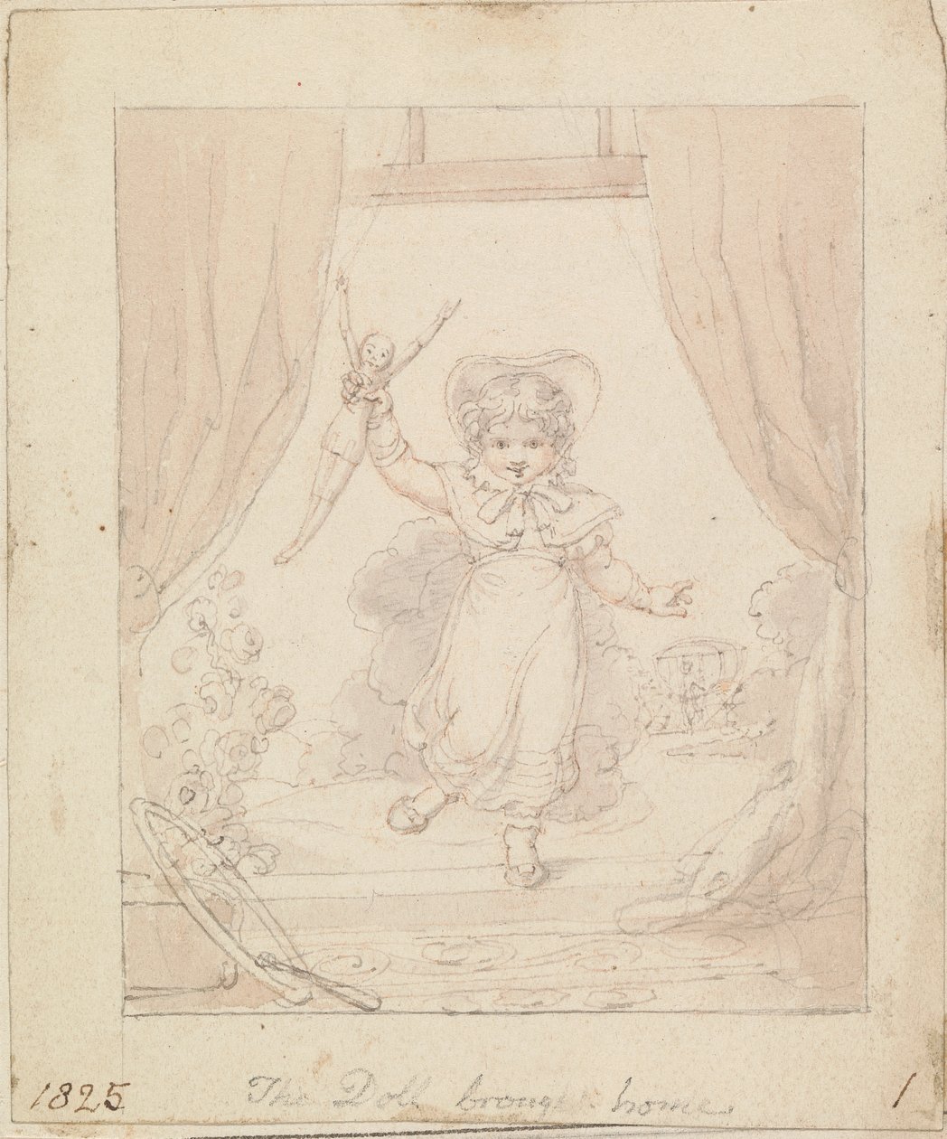 Illustration för The New Doll: The Doll hem av Edward Francis Burney