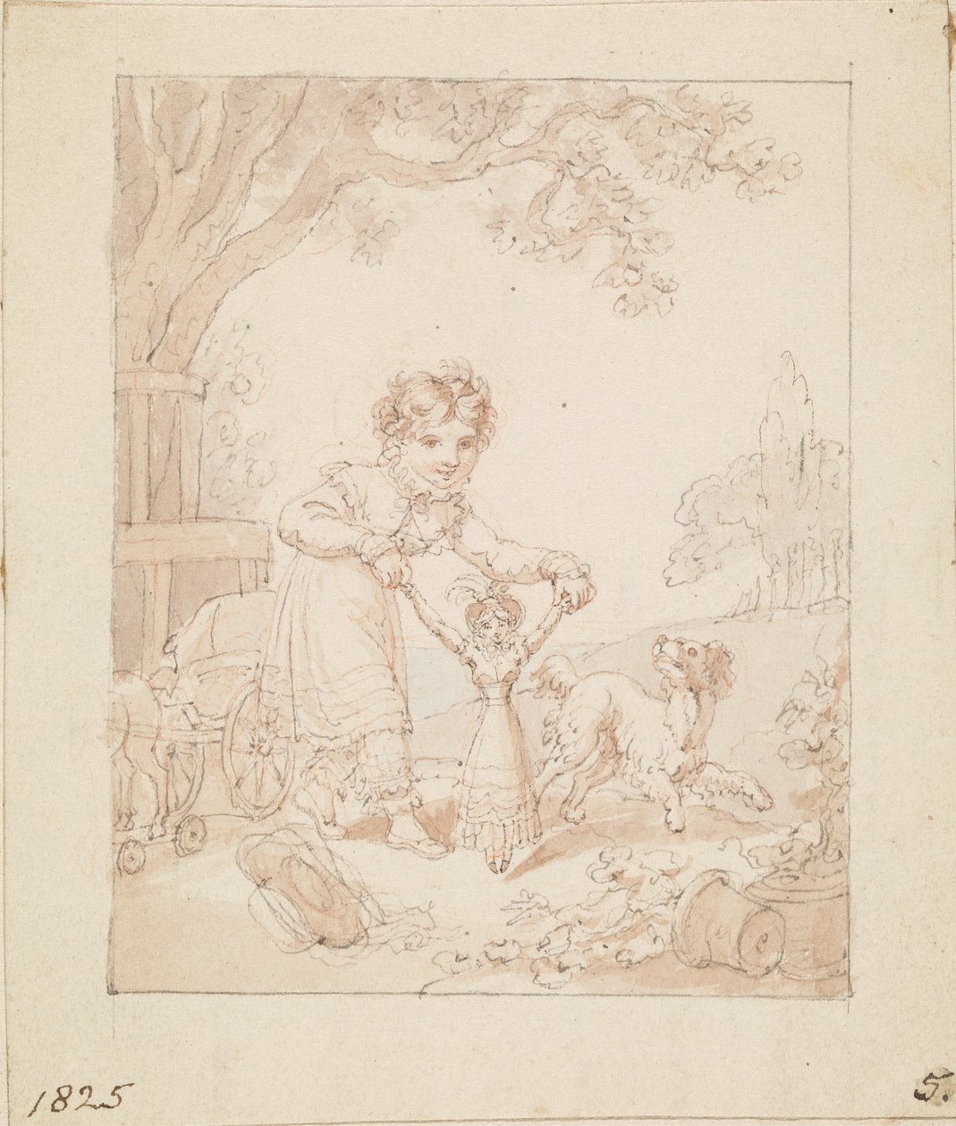 Illustration för The New Doll: Untitled av Edward Francis Burney