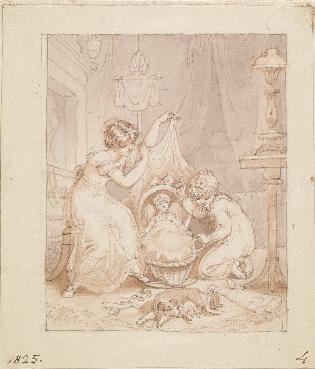 Illustration för The New Doll: Untitled av Edward Francis Burney