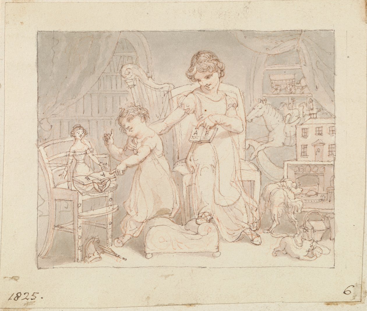 Illustration för The New Doll: Untitled av Edward Francis Burney