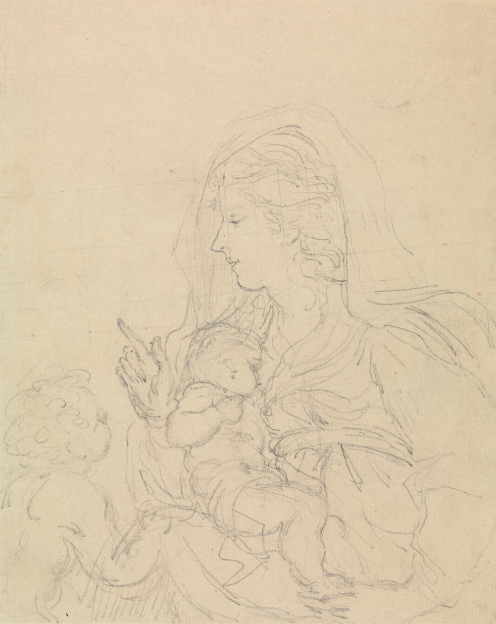 Madonna och barn av Edward Francis Burney