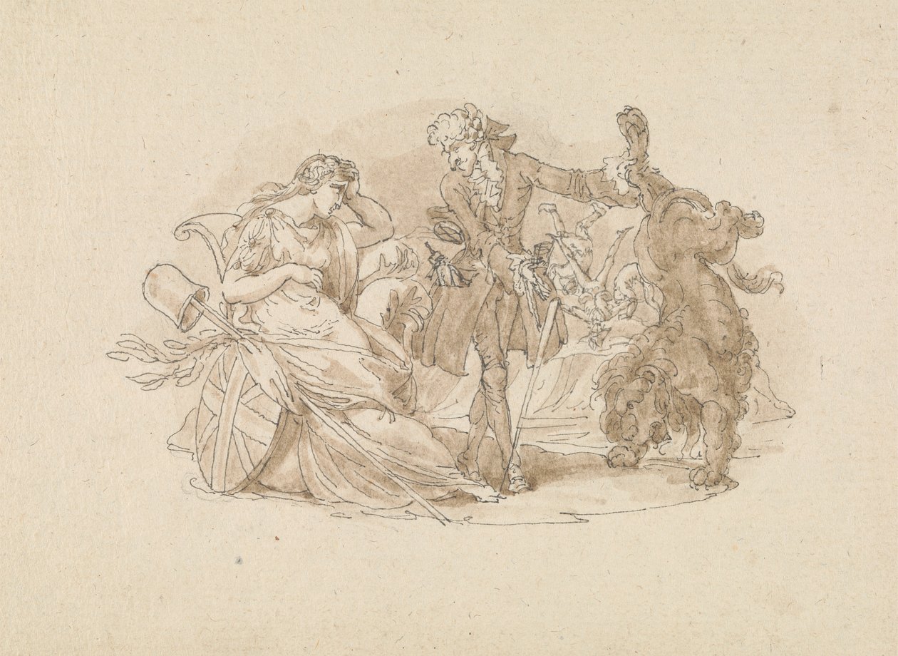 Teaterscen av Edward Francis Burney