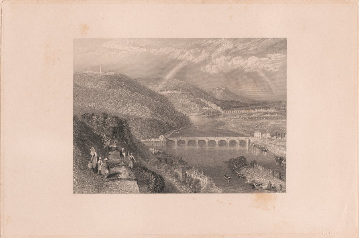 Sevresswedish の聖雲の橋 av Edward Francis Finden