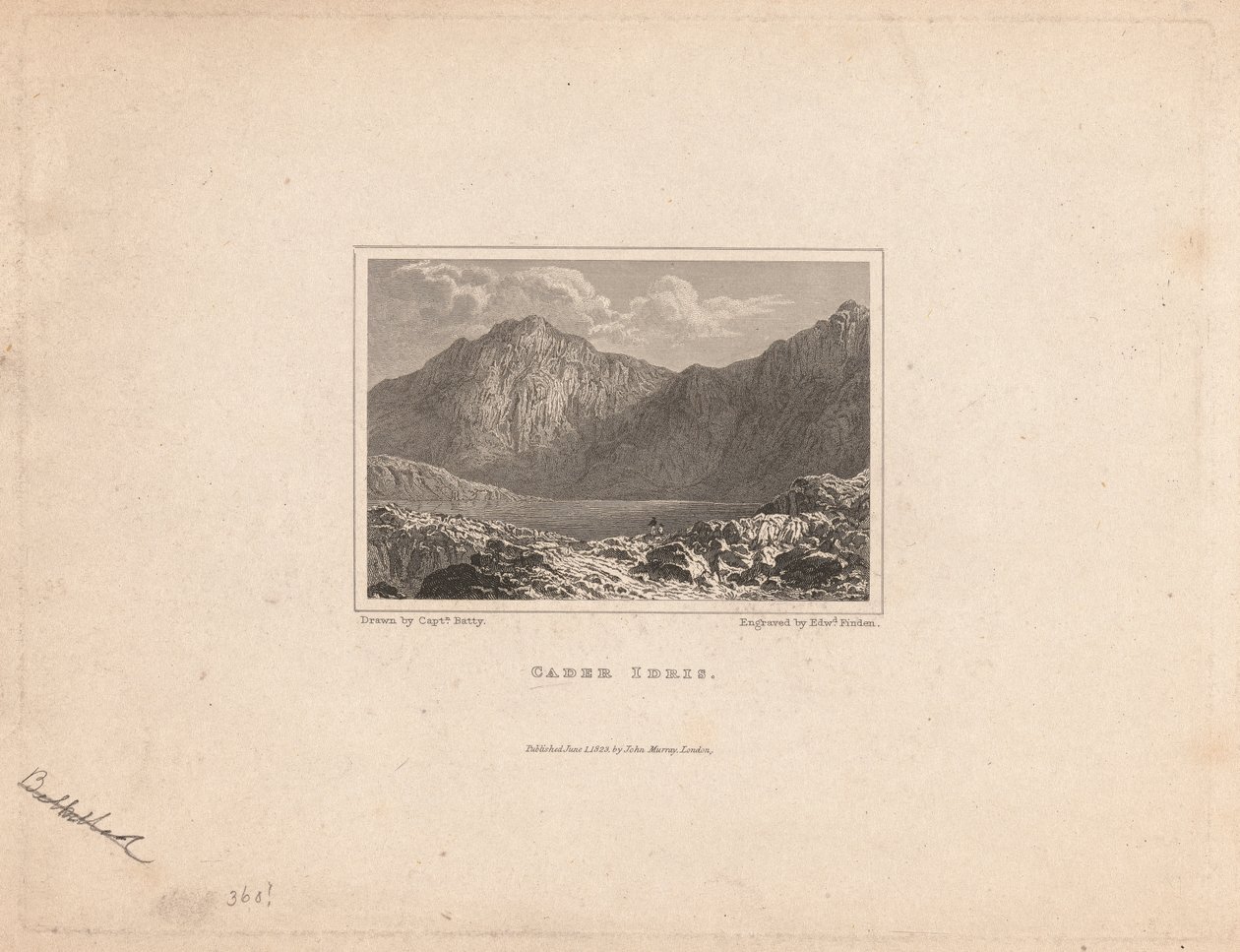 Cader idris av Edward Francis Finden