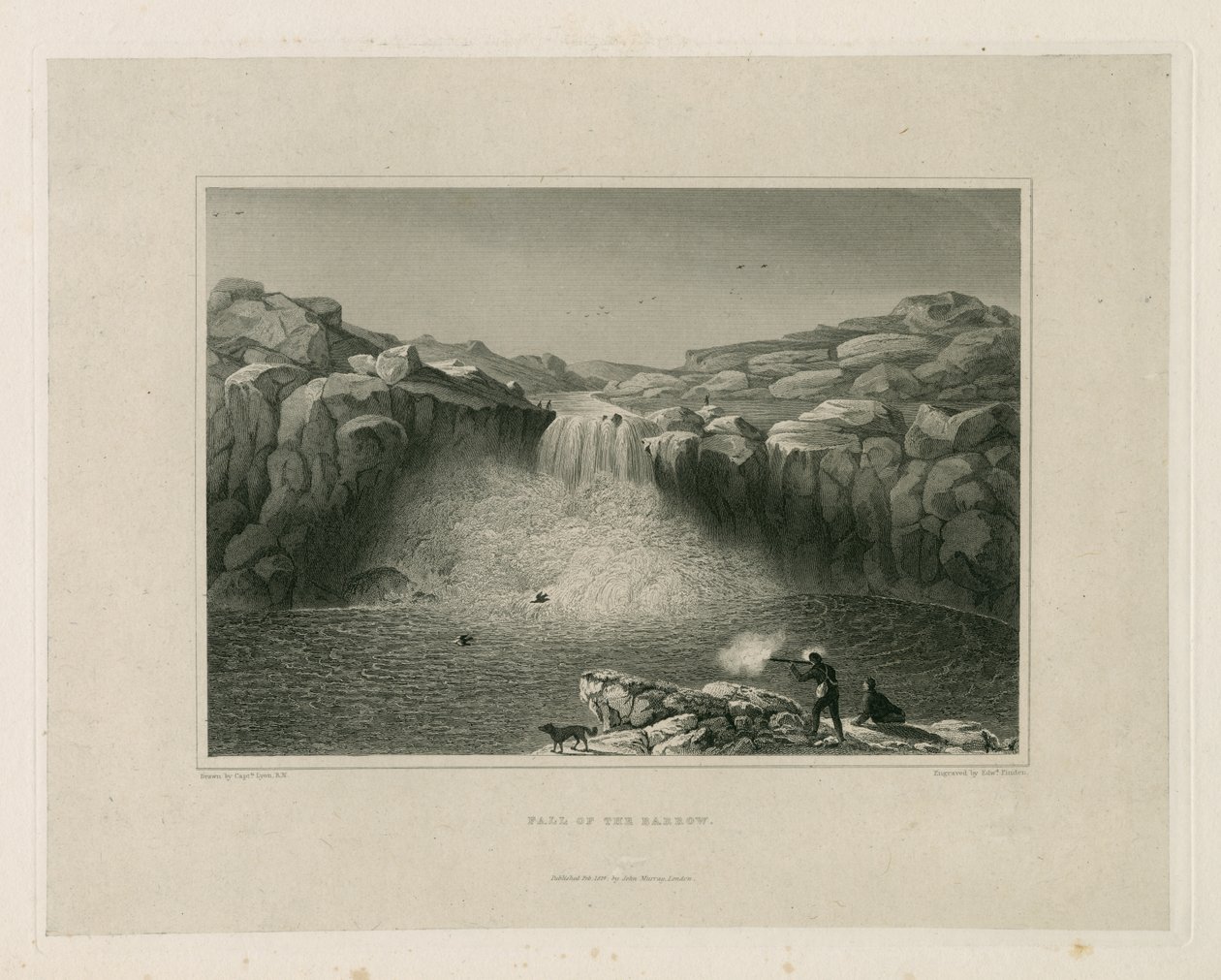 Barrowens fall av Edward Francis Finden