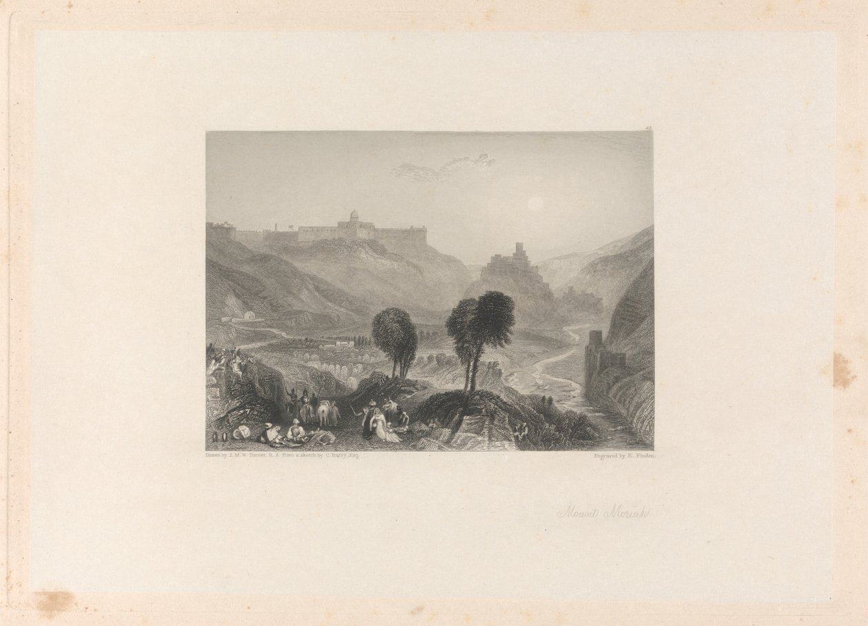 Berget Moria av Edward Francis Finden