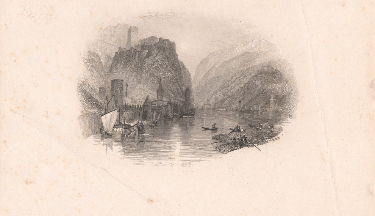 Slottet Rhen av Edward Francis Finden