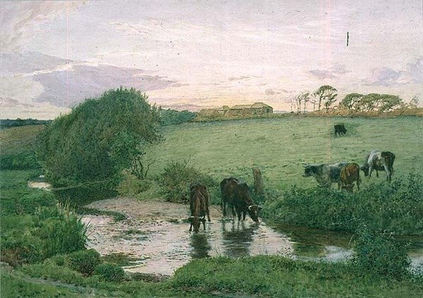 Nära St. Mawgan, Cornwall av Edward Frederick Brewtnall