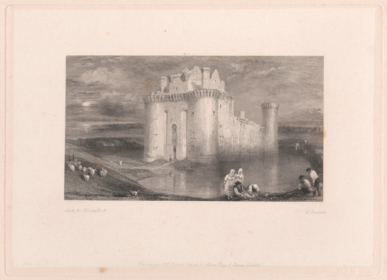 Caerlaverock slott av Edward Goodall