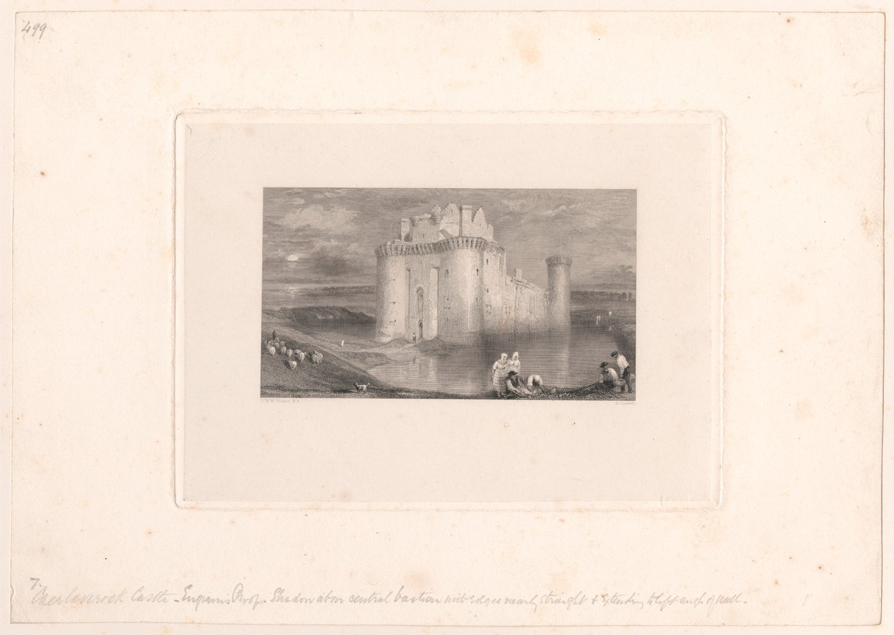 Caerlaverock slott av Edward Goodall