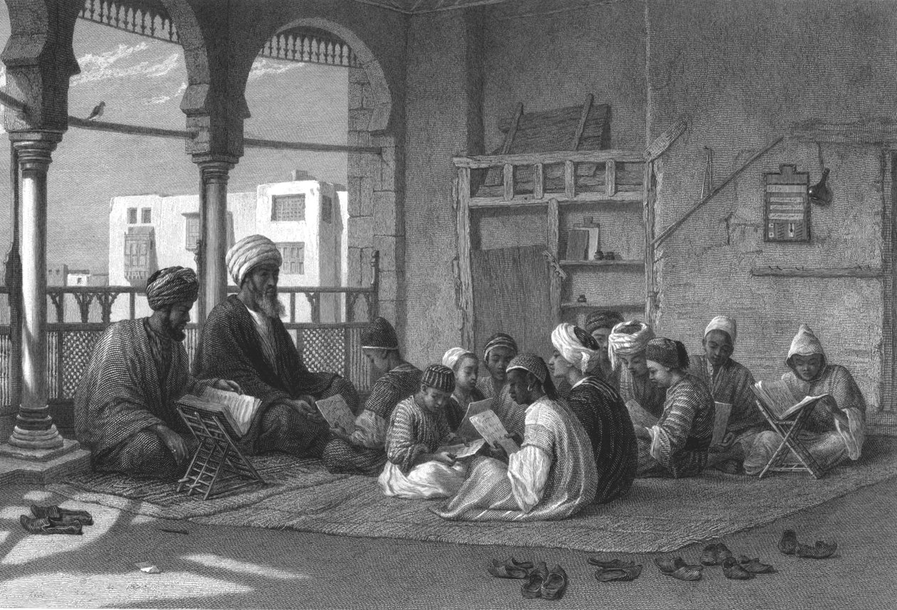 Sooltan Hassans skola, c1869 av Edward Goodall