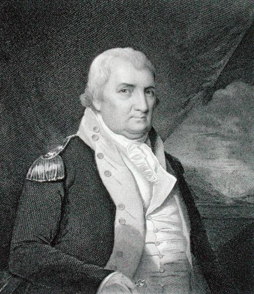 Generalmajor Charles Cotesworth Pinckney (1746-1825) graverad av Edward Wellmore (fl.1835) av Edward Greene Malbone