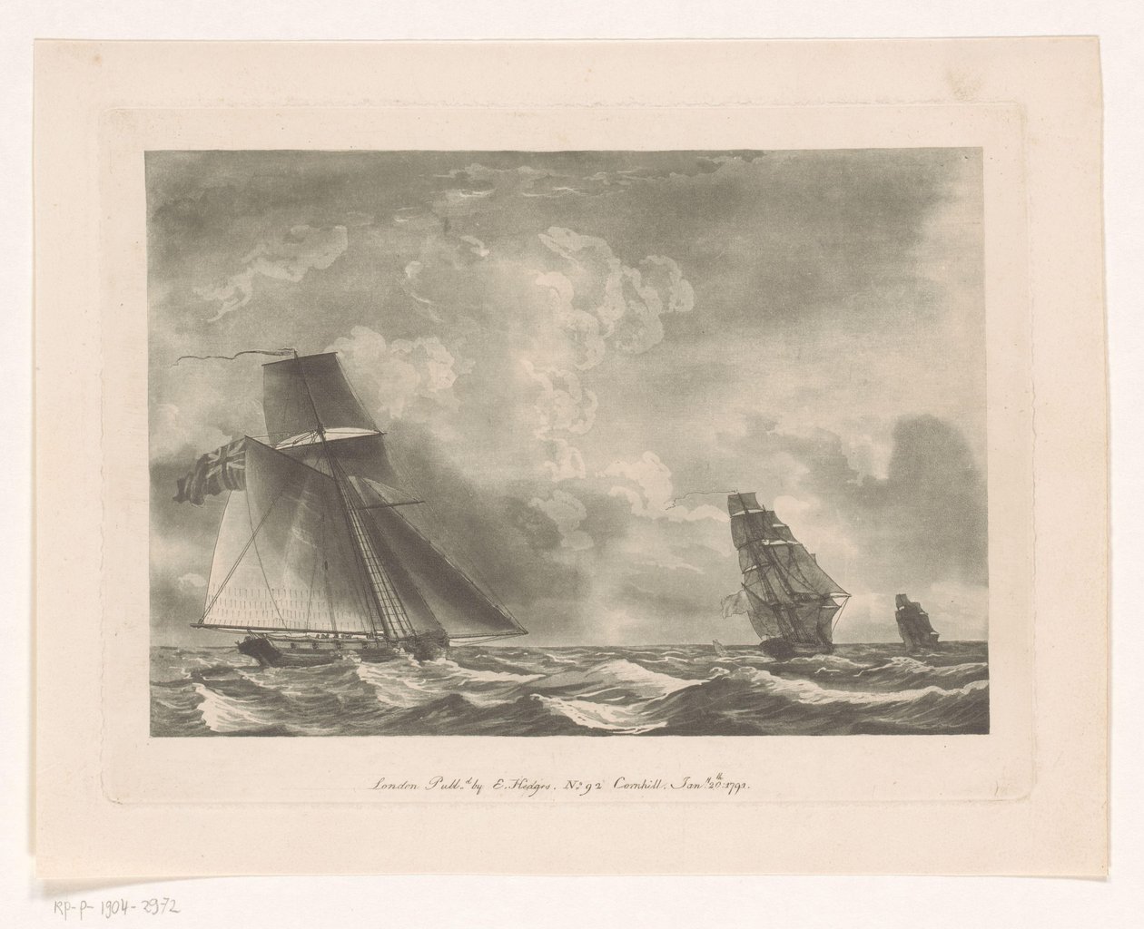 Brittisk flotta till havs Seascapes (serietitel) av Edward Hedges