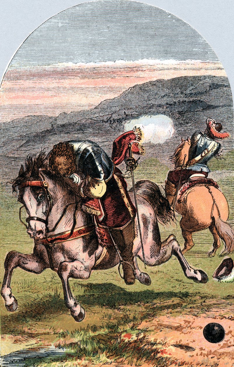Henri, Vicomte de Turenne, fransk soldats död, 1675 c1870 av Edward Henry Corbould