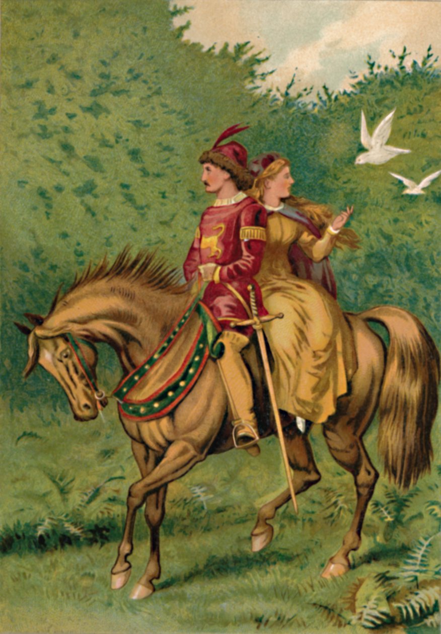 Askungen och prinsen, 1901 av Edward Henry Wehnert