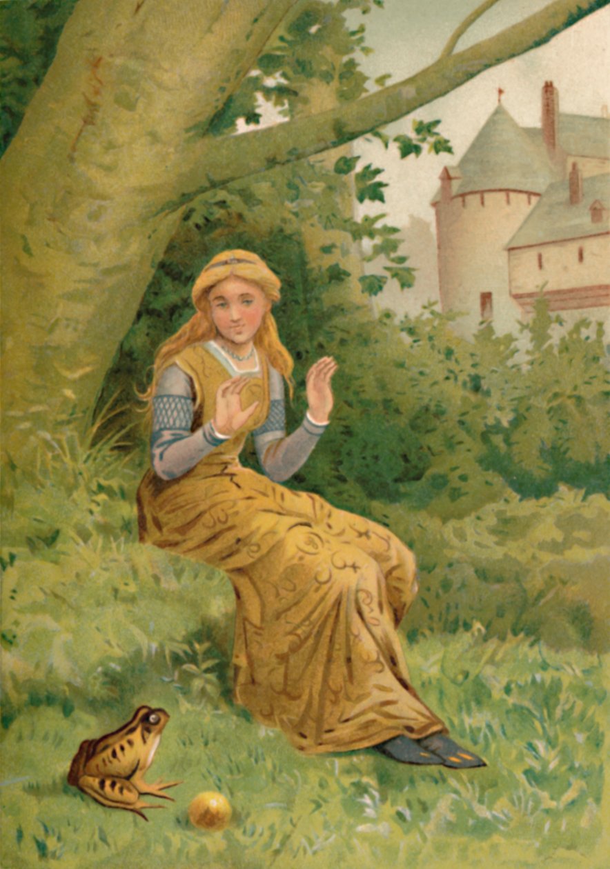 Grodprinsen och kungens dotter, 1901 av Edward Henry Wehnert