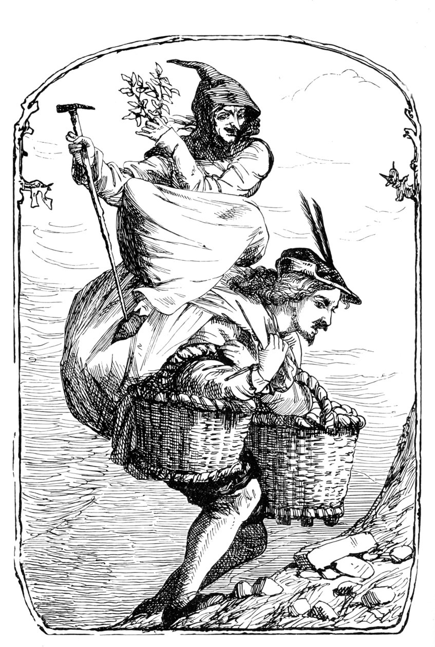 Gåsflickan vid brunnen, 1901 av Edward Henry Wehnert
