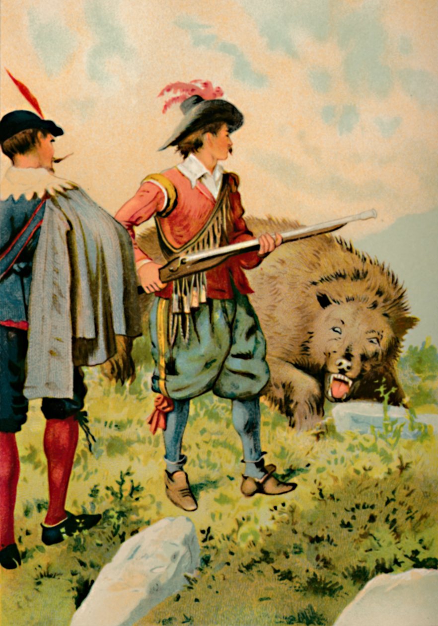 Soldaten och björnen, 1901 av Edward Henry Wehnert