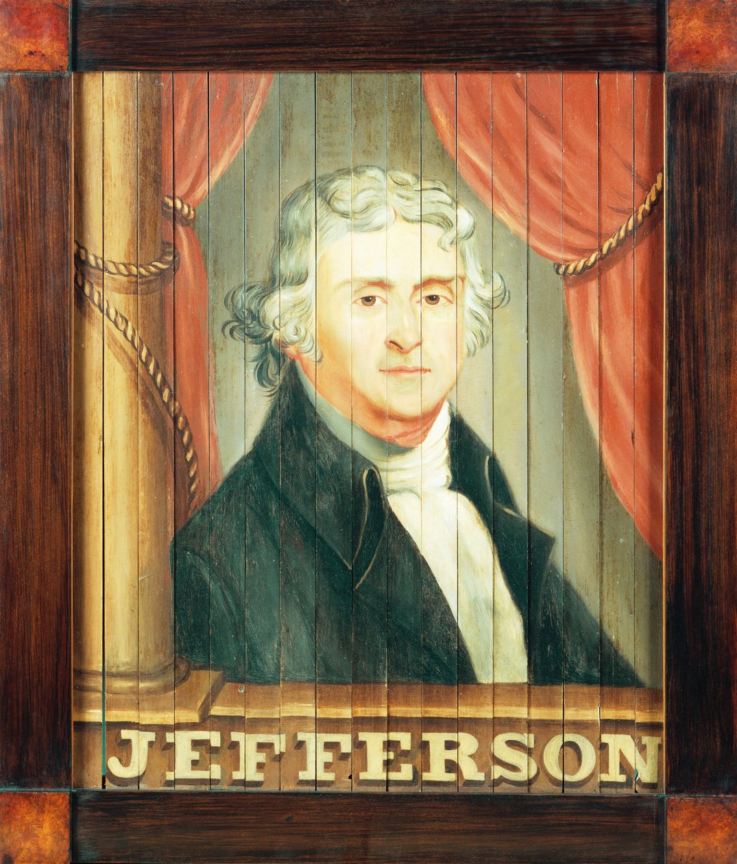 En viktig krogskylt föreställande Thomas Jefferson och James Madison av Edward Hicks