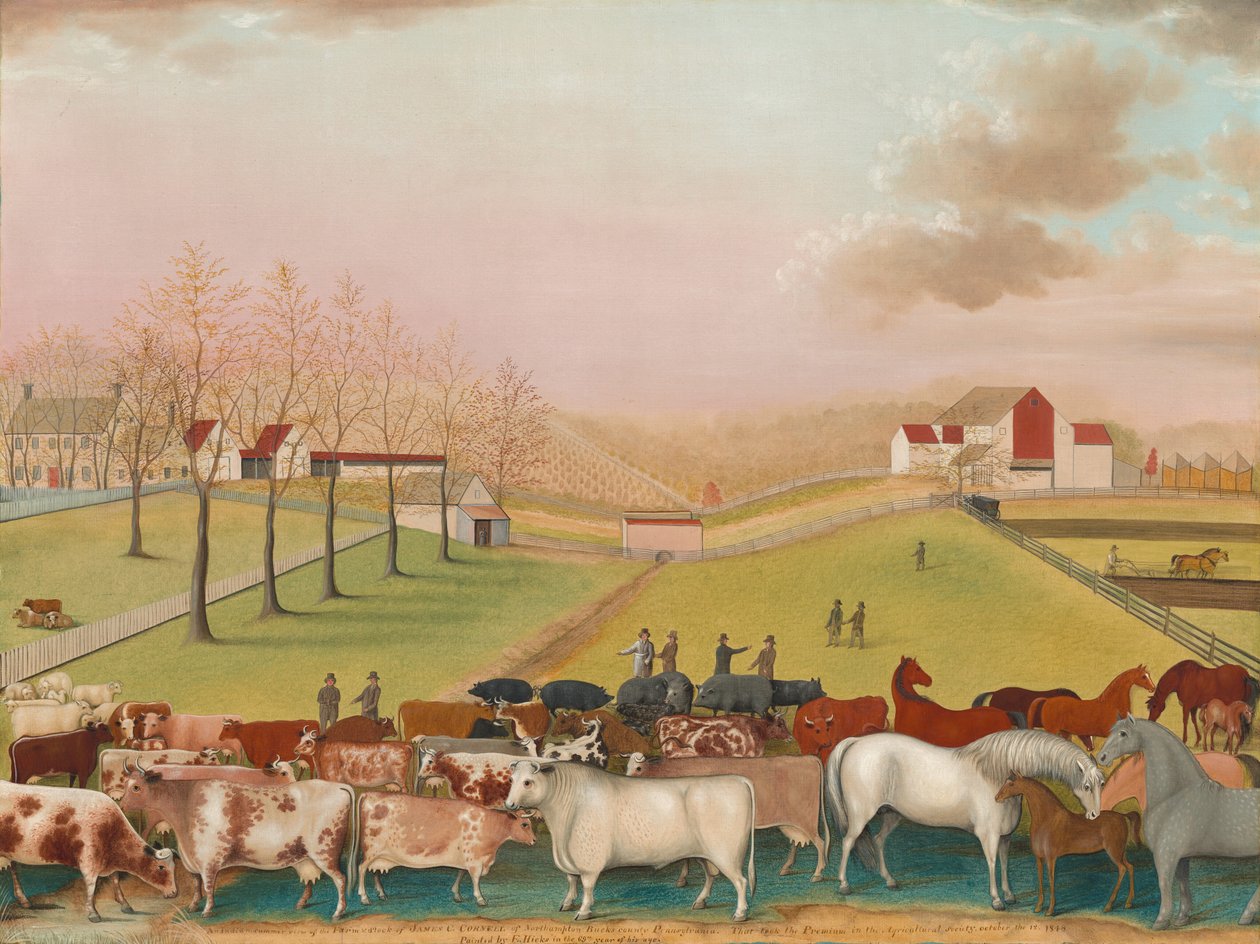 Cornell Farm av Edward Hicks