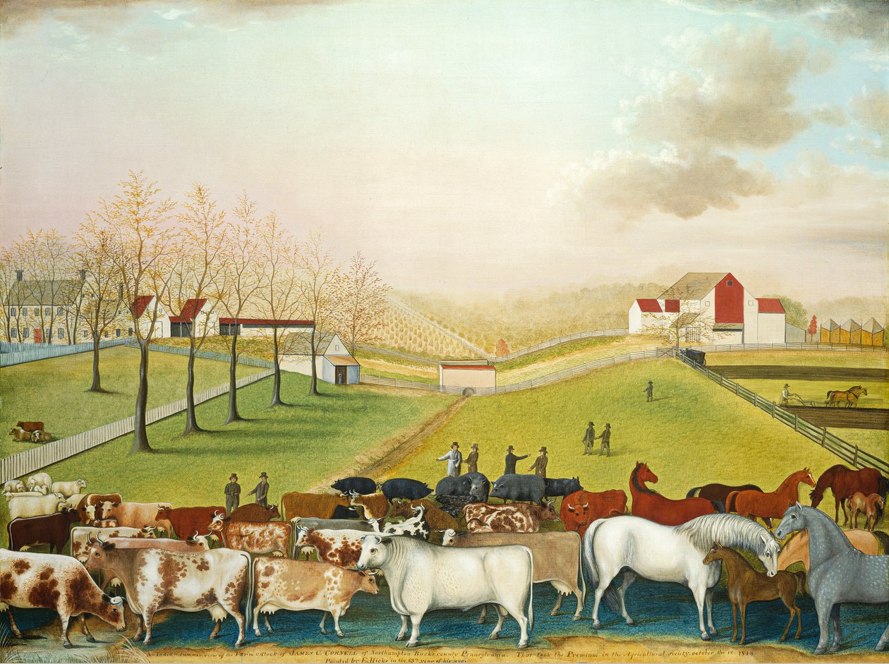 Cornell Farm av Edward Hicks