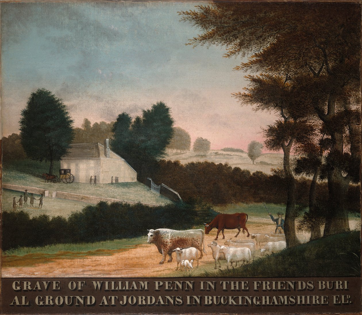 William Penns grav av Edward Hicks