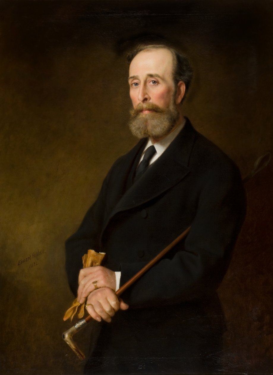 Sir William Ogilvy Dalgleish från Errol Park (1832-1913) av Edward Hughes