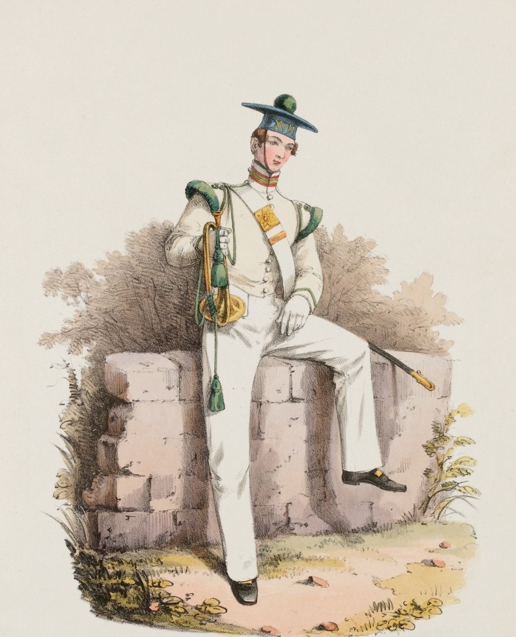 Bugler av den sjuttonde, Klä av sig av Edward Hull