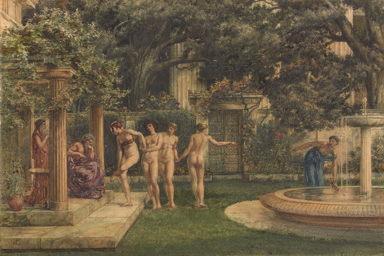 Ett besök hos Aesculapius, 1875 av Edward John Poynter