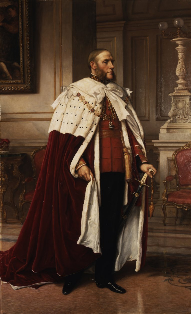Porträtt av Henry, 7:e hertigen av Northumberland av Edward John Poynter
