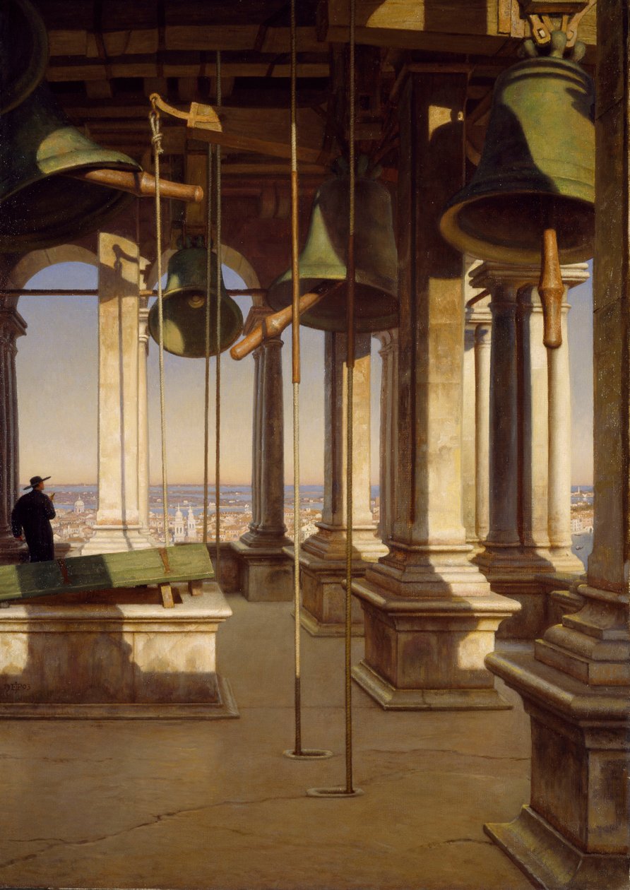 Markusklockorna, Venedig, 1903 av Edward John Poynter