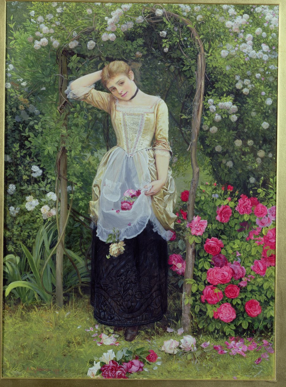 The Rose Bower, 1877 av Edward Killingworth Johnson