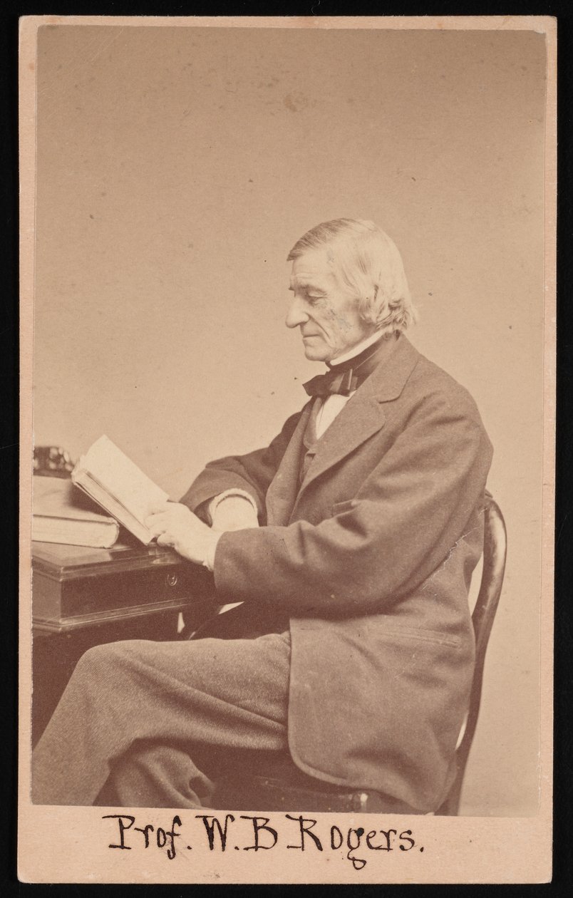 Porträtt av William Barton Rogers 1804-1882, mellan 1866 och 1873. av Edward L Allen