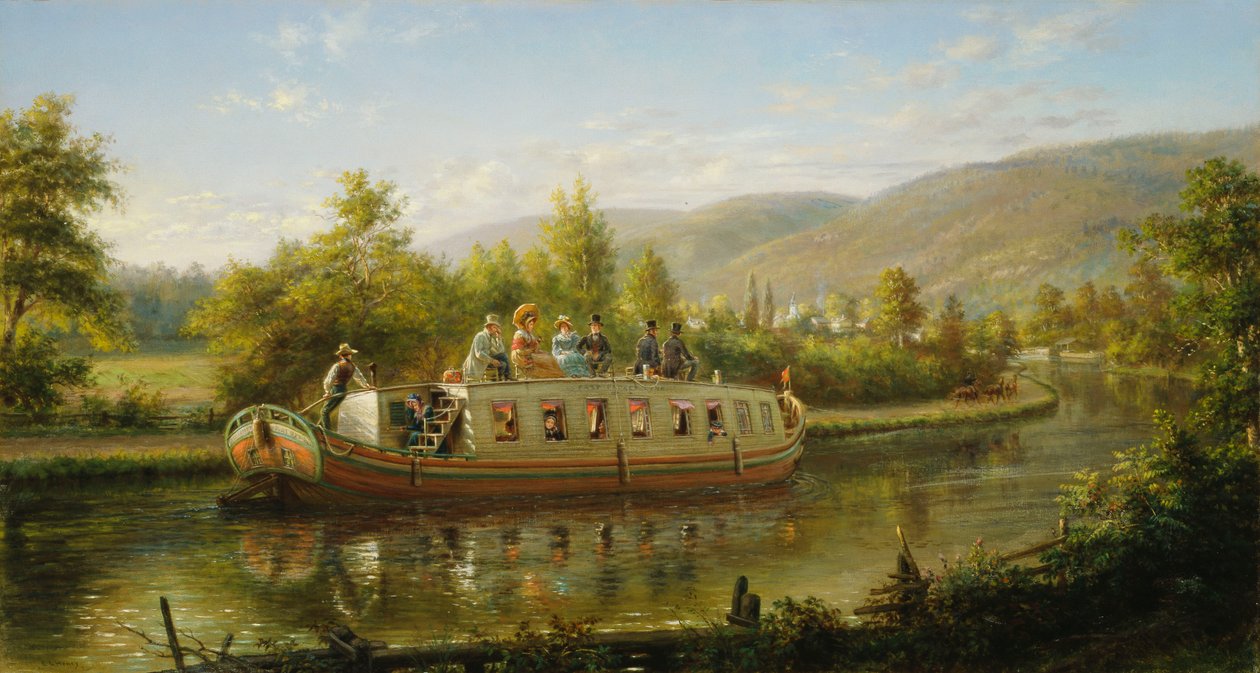 Tidiga dagar med snabb transit, av Edward Lamson Henry