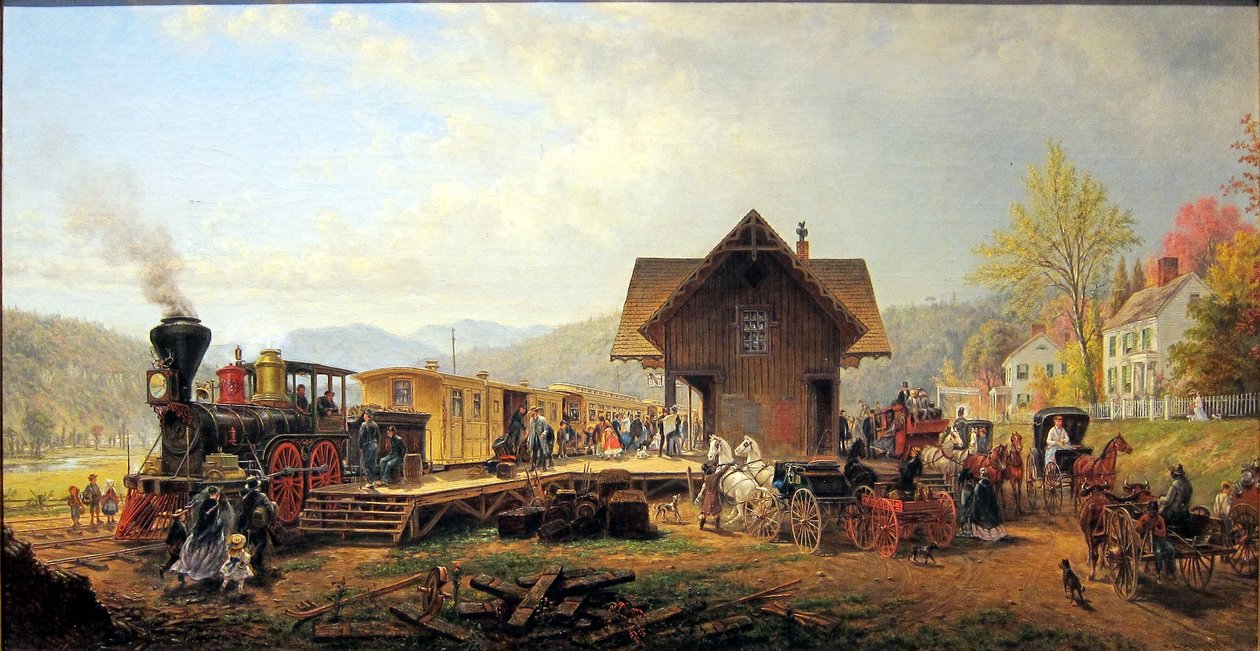 NY Met Lansom henry boende av Edward Lamson Henry