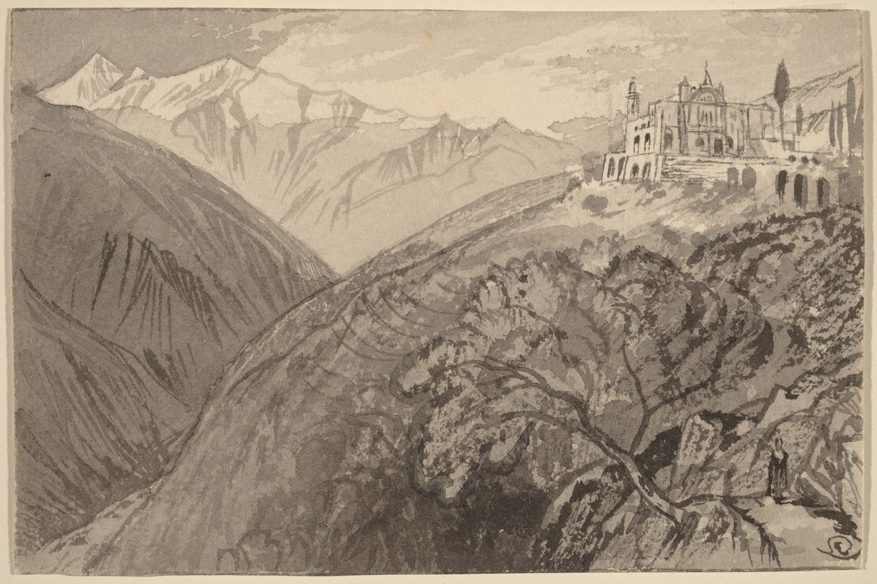 En stad på en kulle (Lampedusas helgedom) av Edward Lear