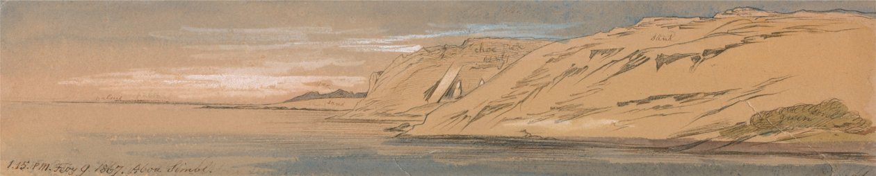 Abu Simbel av Edward Lear