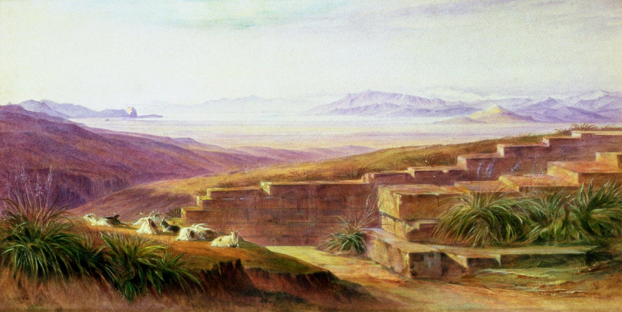 Argos från Mykene, 1849 av Edward Lear