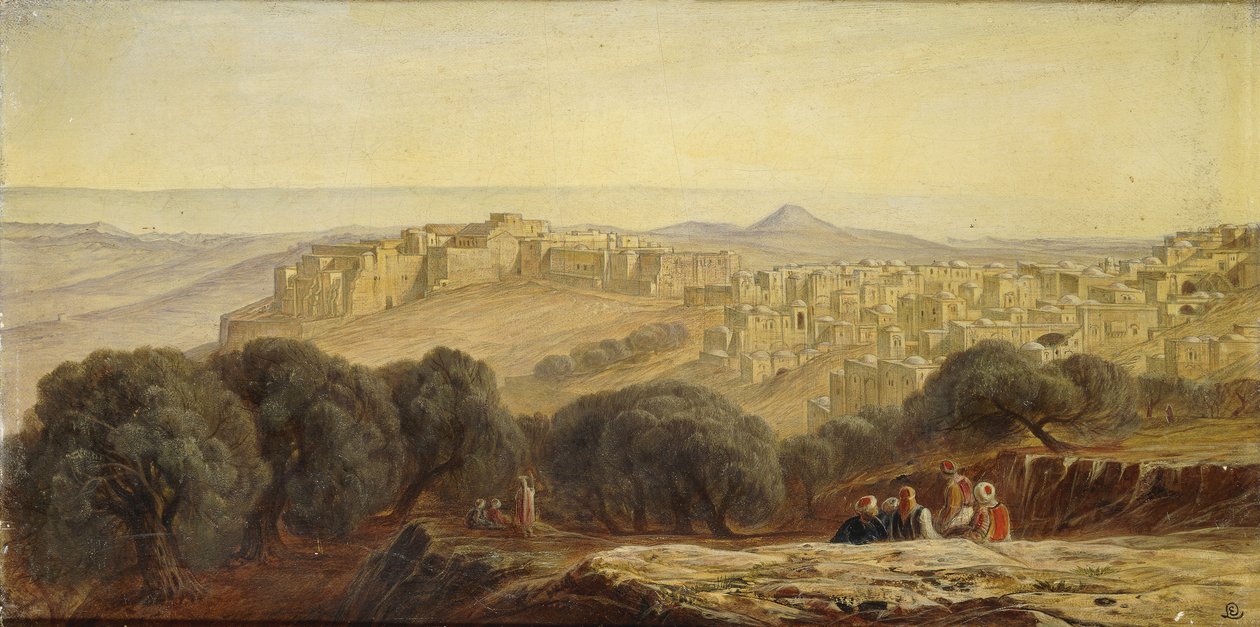 Betlehem, 1873 av Edward Lear