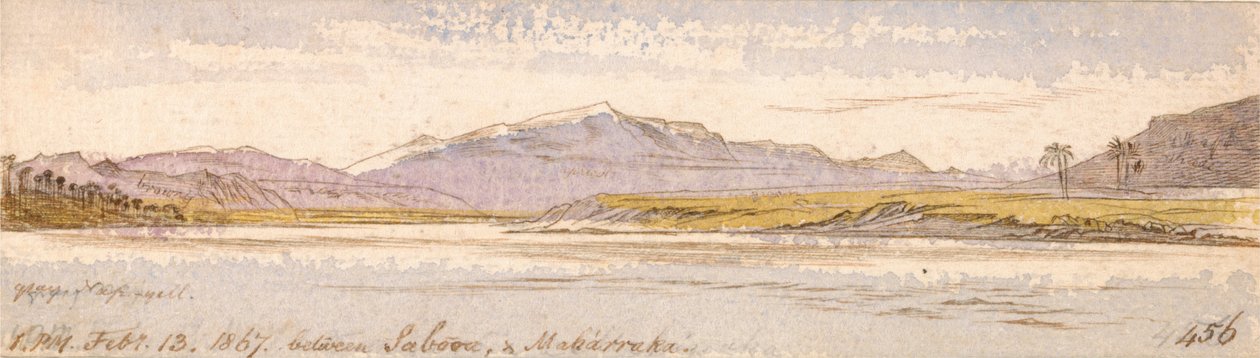 Mellan Sabooa och Maharraka av Edward Lear
