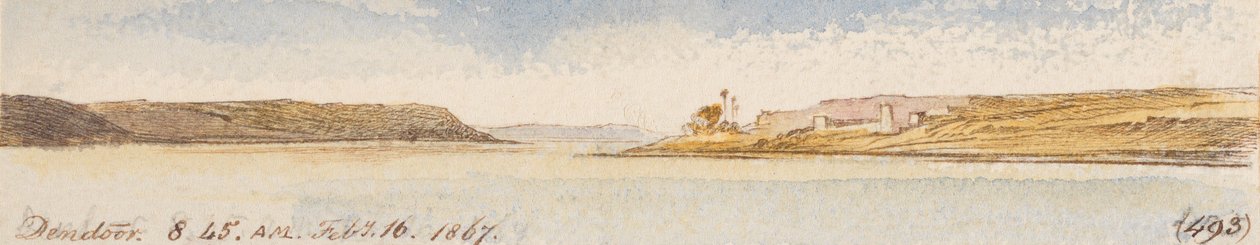 Dendoor; kl. 08.45, den 16 februari 1867 (493) av Edward Lear