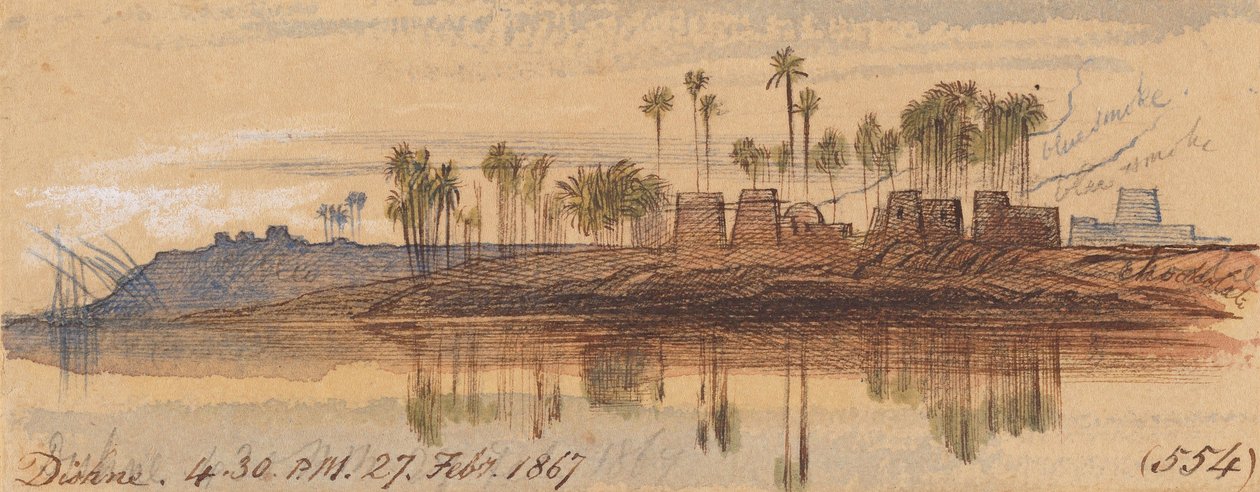Dishne; kl. 16.30, den 27 februari 1867 (554) av Edward Lear